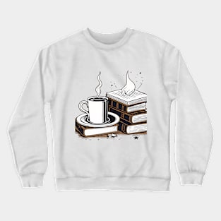 Books And Coffee Crewneck Sweatshirt